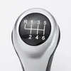 Gear Shift Knob For BMW 1 3 5 6 Series E46 E53 E60 E61 E63 E65 E81 E82 E83 E87 E90 E91 E92 X1 X3 X5 M silver Carbon