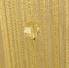 Zasłony Zabiegi Okno Home Tekstylia Ogród GardenTassel Kryształ Koraliki Room Drzwi Divider Sheer Panel Zasłony Valance Wedding Decor Cry