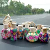 Bottiglia di profumo per auto in argilla polimerica Decorazione da appendere per auto Diffusori di oli essenziali Bottiglie di pendente di profumo Fragranza Ornamento più fresco