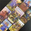 Delos Tarot Board لعبة بطاقات أوراكل حزب الرافة لعبة البوكر الهدايا الشطرنج الإنجليزية كاملة سطح السفينة مع دليل PDF الحب A7NY