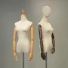 Высокое качество 4Colour Wood And Color Window Швейное манекеновое средство для тела женское платье формы ткани ювелирные изделия гибкие женщины, регулируемая стойка, кукла цельный B056