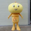 Performance Green Orange Pumpkin Mascot Costume Halloween Fancy Party Dress Vegetable Cartoon Character Suit Carnival Unisex Adults Outfit