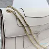 2022 Leather Flap Bag Chains Serpentine Shoulder Sling Cross Body Bags Clutch Handbag Wallet Women Snake Strap Purse Handbags