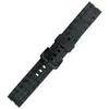 Watch Bands 22mm Mäns Extra Long Silicone Rubber Band Strap Armband Svart stålspänne Fit för EF-550PB-1AV