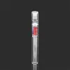 104mm 길이 유리 짚 튜브 담배 필터 파이프 유리 필터 팁 두꺼운 Pyrex 유리 흡연 파이프 담배 다이아몬드 홀더