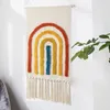 Ручная тазонная кисточка для гобеленового украшения Nordic стиль картины общежития реконструкция ткани фона ткань спальня висит ткань одеяло