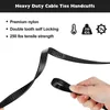 Other Garden Supplies Double Buckle Nylon Cable Tie 12X700MM One-Time 250 Pounds Heavy Tensile Strength