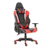 Chaises pivotantes de bureau de jeu 2021 avec appuie-tête et oreiller lombaire Tabourets de meubles commerciaux de bureau rouge