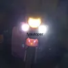 Motorcycle 12v 125w led headlights moto 6500k colorful angel eye lamp U7 work head lamp Motorbike Auxiliary lights spotlights car