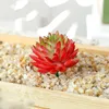 Plantas Suculentas Artificiais PVC Simulação Aloe Flor de Lótus Paisagem DIY Flor Falsa Decoração Criativa para Casa Acessórios DIY