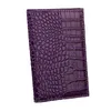 Alligator Mönster Travel Organizer Passport Holder Pu Leather Cover Passport Case