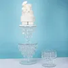 الزفاف الحلوى الاكريليك عرض موقف متعدد الطبقات كعكة حامل