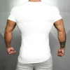 214 Mężczyźni Spring Sporting Top Koszulki Koszulki Lato Z Krótkim Rękawem Fitness Tshirt Bawełniana Odzież męska Sports T Shirt