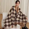 JTVOVO 2022 70x200CM Luxury Brand Winter Cashmere Warm And Windproof Scarf Women's Fashion Tassel Oversized Shawl Scarves