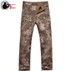 Haai huid softshell tactische militaire camouflage broek mannen winter leger waterdicht warm jogger camo fleece rechte broek mannelijke 210518