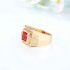 The latt gold-plated ring dign men's ring model