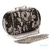 Designer-Evening Bags Design Female Bag Tide Purse Lace Butterfly Silk Satin Handbag Fashion Women Messenger Shoulder