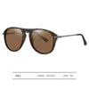 Luxus Polarisierte Sonnenbrille für Männer 2021 Pilot Transparente graue Sonnenbrille TR90 RADE Fahren Goggle Lunete Soleil Homme