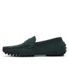 2022 Löpskor Jogging Casual New Selling Black Pink Blue Grey Orange Greens Brown Mens Slip On LazyLeather Peas