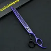 8 "Pet Grooming Scissors Dog Thinning Groomer Shears Scisors Animais Cat Shark Chunkers Peixe ósseo Passeio 220222