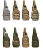 Tactical Bröstpaket 600d Oxford Material Camo Crossbody Väska Utomhus Sport Crossbody Sling Singel Axel Väskor Vattentät Vandring Camping Cykling Ryggsäck