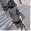 High-quality professional women's skirt suits feminine casual office overalls fashionable ladies jacket Elegant 210527