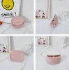 Children designer handbag girl flower PU pearl one shoulder change purse fashion kids princess accessories wallet messenger bags F244