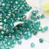 Autres 4/6mm rhombique coloré cristal perles chaîne verre entretoise en vrac pour la fabrication de bijoux Bracelet à bricoler soi-même collier Rita22