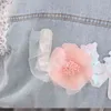 1-3 ans Denim Printemps AutomneJackets Fille Fleur Jean Vestes Filles Enfants Vêtements Bébé Dentelle Manteau Casual Vêtements d'extérieur 211204