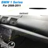 ل BMW 1 السلسلة E81 E82 E87 2006-2011 لوحة التحكم المركزية الداخلية مقبض الباب 3D/5D ألياف الكربون ملصقات شارات التصميم للسيارة