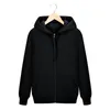 Hoody Male Casual Tops Winter Unisex Long Sleeve Thicken Zipper Hoodie Sport Sweatshirt with Pocket Coat For Spring 210813