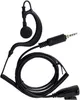 HYS G-förmiges Ohrhörer-Headset mit integriertem Line-Mikrofon, PTT Push-to-Talk, Ohrhaken-Ohrhörer, 3,5 mm S/P 4C-Gewindeanschluss für Yaesu Vertex VX-6R, VX-7E