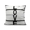 7 Designs Blank Sublimation Pillow Case Kasta Kudde täcker termisk värme Tryckkuddar DIY Jul Hem Sofa Party Ornament Present dekoration 4496