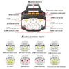 リチウム電池の強い光充電可能な3×Pe + 2コブの釣りヘッドランプのヘッドランプを内蔵して屋外の導かれた屋外のLEDを振る