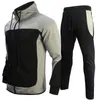 Männer Trainingsanzüge 2 Stück Sets Trainingsanzug Männer Mit Kapuze Sweatshirt + Hosen Pullover Hoodie Sportwear Anzug Männliche Pathwork Jogger Winter Kleidung # g4