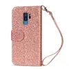 Fashion Glitter Leather Wallet Cases Card Slots Flip Cover For Samsung A02S A03S A10 A12 A20 A21S A22 A32 A50 A51 A52 A70 A71 A72 M32