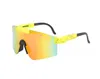 16colors summer men fashion sunglasses motorcycle spectacles women Dazzle colour Cycling Sports Outdoor wind Sun Glasses big frame