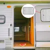 Couverture de lucarne de fenêtre de porte de camping-car Abat-jour d'isolation double face Bouclier réfléchissant pour remorque de voyage Régule la température 16 x 24 pouces