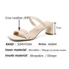 Sofitina Sandały damskie Słodkie Letnie Plisowane Sandały Premium Skórzane Sandały Dwa Wear Style Comfort Casual Lady Buty AO844 210513