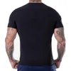 Correndo Jerseys Sauna Terno Mens Corpo Modelando emagrecimento Camisa Treinador De Cintura Espartilho íon Fino Top Exercício Wicking Fitness Shaper -40