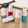 Car Charger Metal Travel Adapter 2 Port Colorful Micro USB Plug For Samsung S20 Plus S21 ultra OPP Package