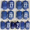 Retro Arenas 17 Wendel Clark Jersey Hockey su ghiaccio 14 Dave Keon 16 Darcy Tucker 22 Tiger Williams 28 Tie Domi 27 Darryl Sittler Vintage Classic Blue White Stitched FengYe