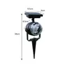 Effecten Kerstverlichting Outdoor Solar Tuin Licht LED Projector Lamp Kleurrijke Roterende Gazon Decoratie Voor Thuis Binnenplaats Decor9676591