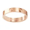 Kvinnor Män älskar ringskruvdesign High End Jewelry Mens Diamond Titanium Steel Simple Par Rings Designer Silver Rose Gold Color 6586425