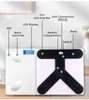 Bilancia digitale per il corpo Bluetooth Bilancia elettronica per bagno Smart BMI Bilancia per il peso corporeo Analizzatore di composizione del grasso corporeo Sync Phone App H1229