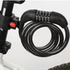 Bike Locks 1.2m Bicycle Lock 5 Digital Code Combination Security Seatpost Mounting Steel Cycling Sturdy