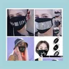Ev Bahçe Kat Hizmetleri Organizasyon Tasarımcısı Maskeleri Rhinestone Tabanca Pamuk Ağız Yüz Unisex Sağlık Bisiklet Giyen Siyah Moda Waofm