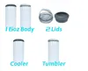 4 in 1 16oz Sublimation Can Cooler Straight Tumbler Stainless Steel Can Insulator Vacuum Insulated Bottle Cold Insulation 1.21