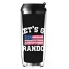 NIEUWE!!! Laten we Go Brandon Party Gunst Double Layer Fashion Plastic Cup Draagbare FJB Water Cups