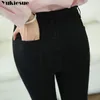 بنطلون جينز للنساء سروال رصاص مع ارتفاع الخصر جينز الأزياء جينز امرأة أنثى بانت المرأة مرونة عالية زائد الحجم 210519
